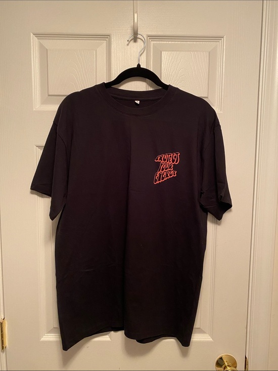 Tops - Protect Your Energy Black Graphic Tee…size M